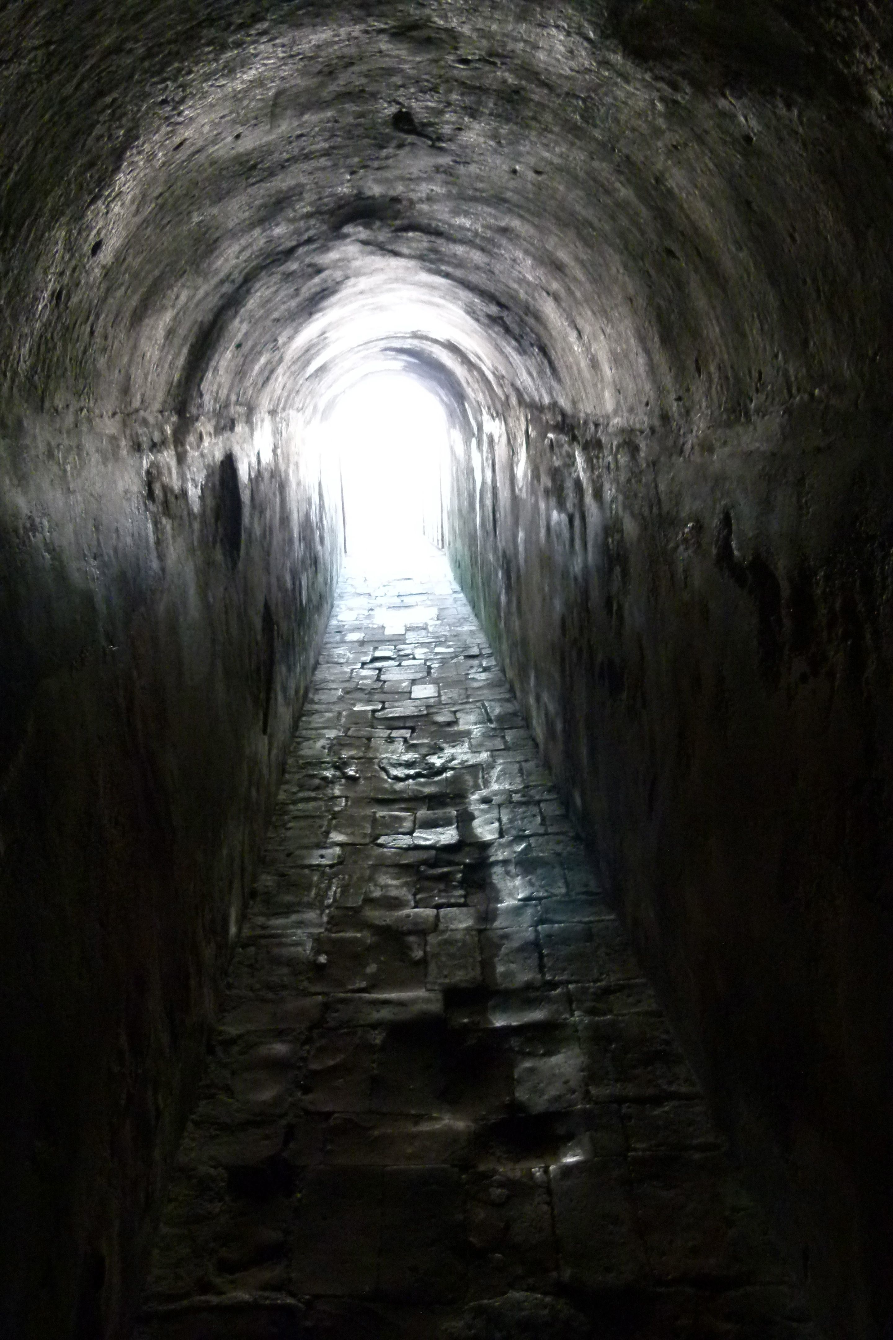 Tunnels going through the Castillo de San Felipe