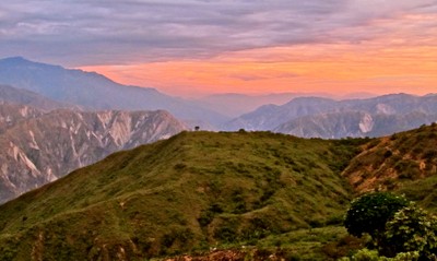 Chicamocha Canyon Colombia Sunset Tram 29