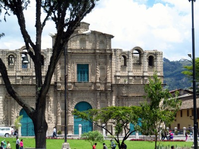 1218 - The plaza in Cajamarca Peru.JPG