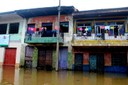 Iquitos's floating city - when the river rises, water comes up to the second floor